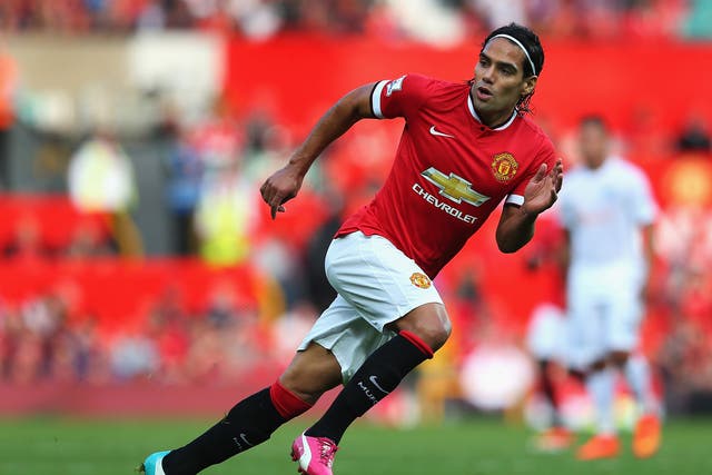 Radamel Falcao played for the Under-21s  this week – and failed to impress Louis van Gaal
