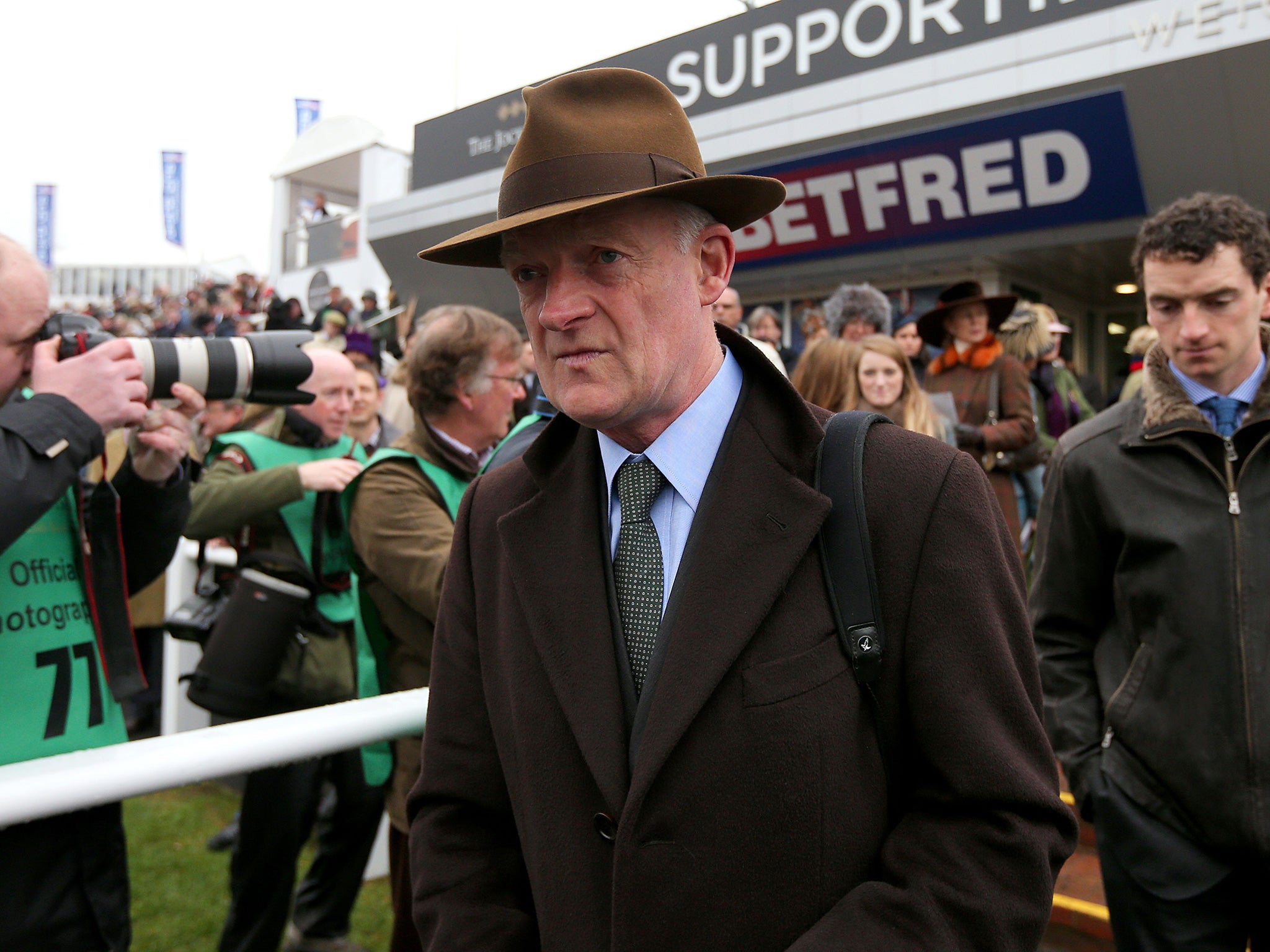 Willie Mullins brought up a record eight wins at the fixture with two more victories