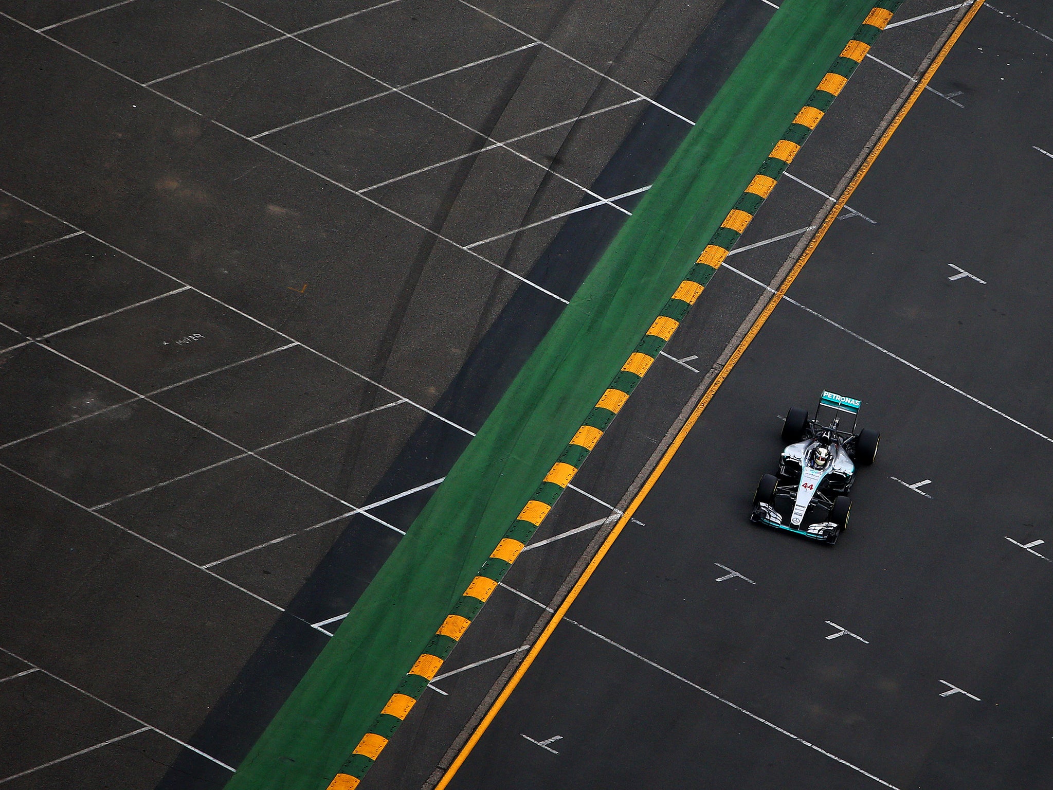 Lewis Hamilton at the Australian Grand Prix