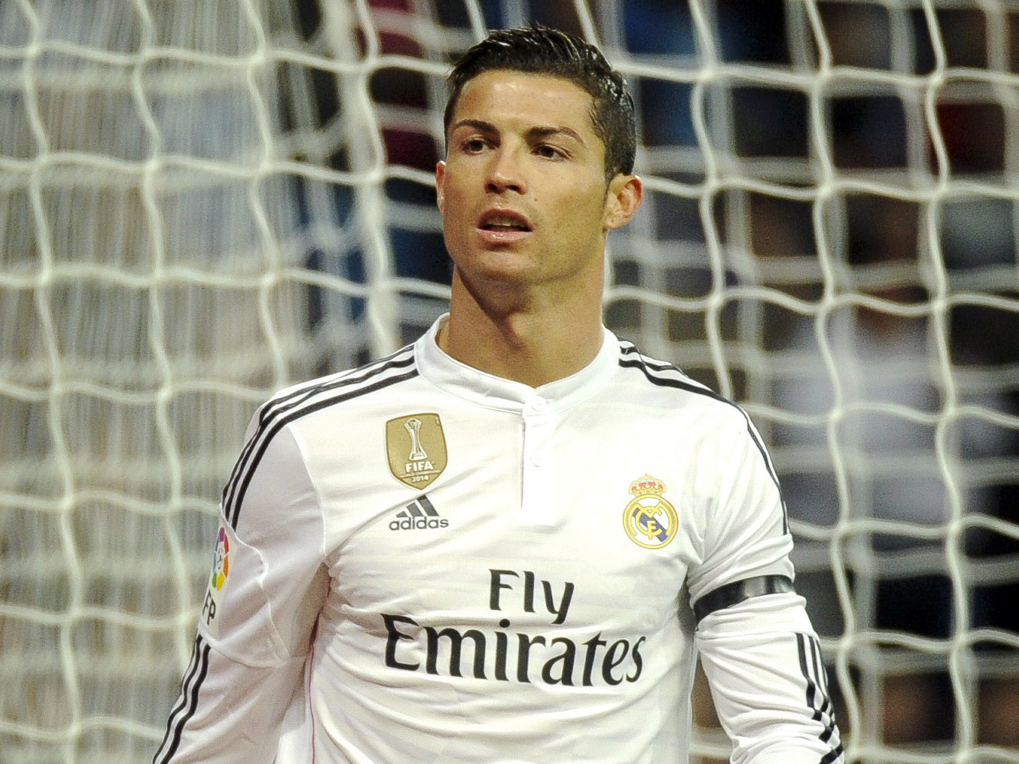 Ronaldo appeared to swear towards Real fans last weekend