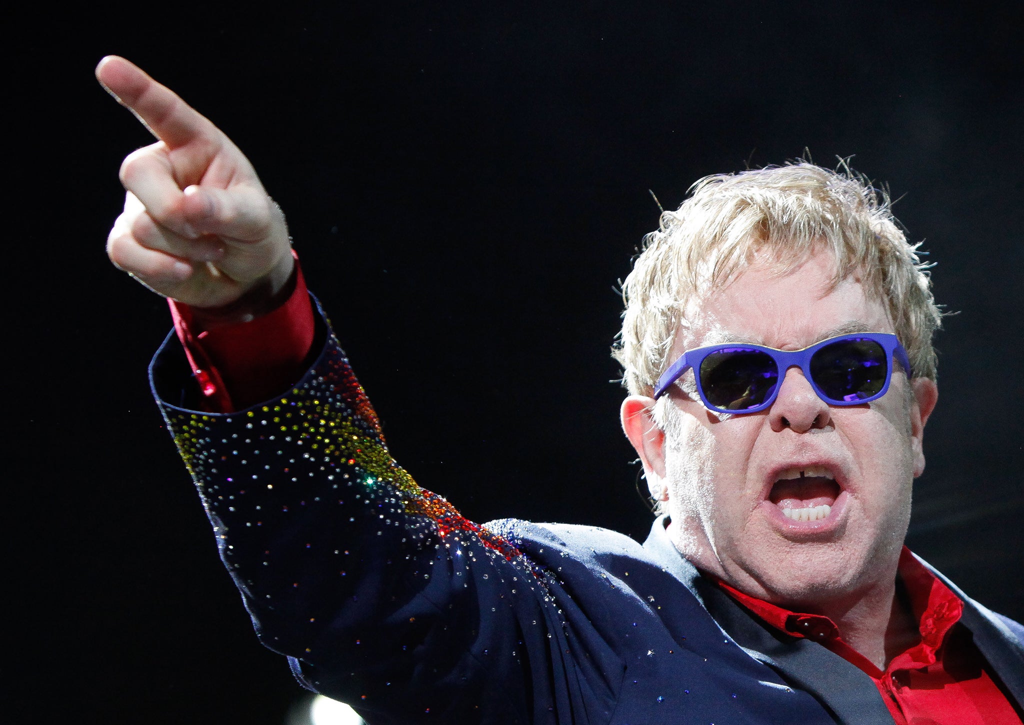 Elton John hurls abuse at steward and makes her cry then apologises