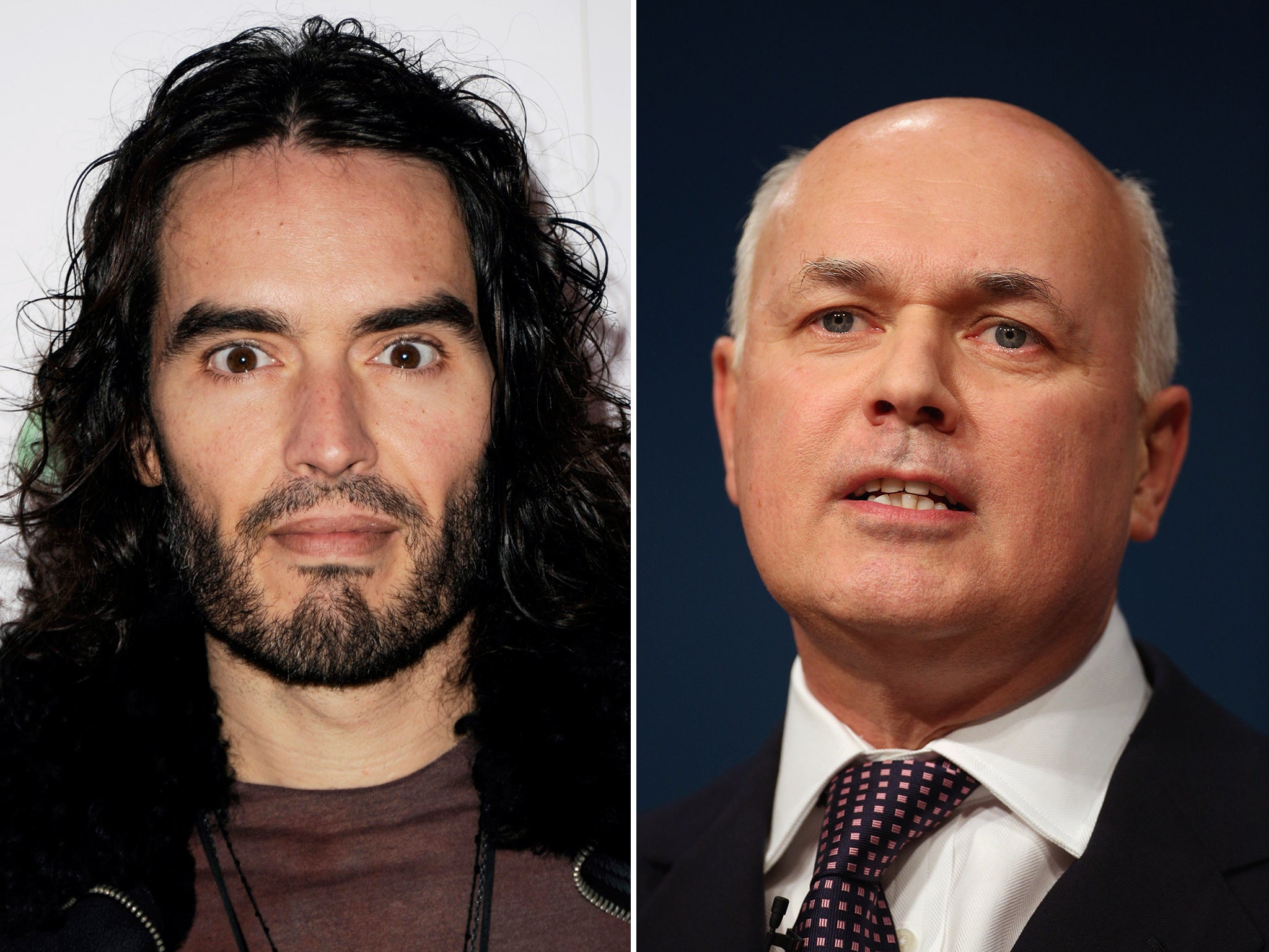Russell Brand, left, is joining with the Tory minister in backing the 1NE rehabilitation centre in London