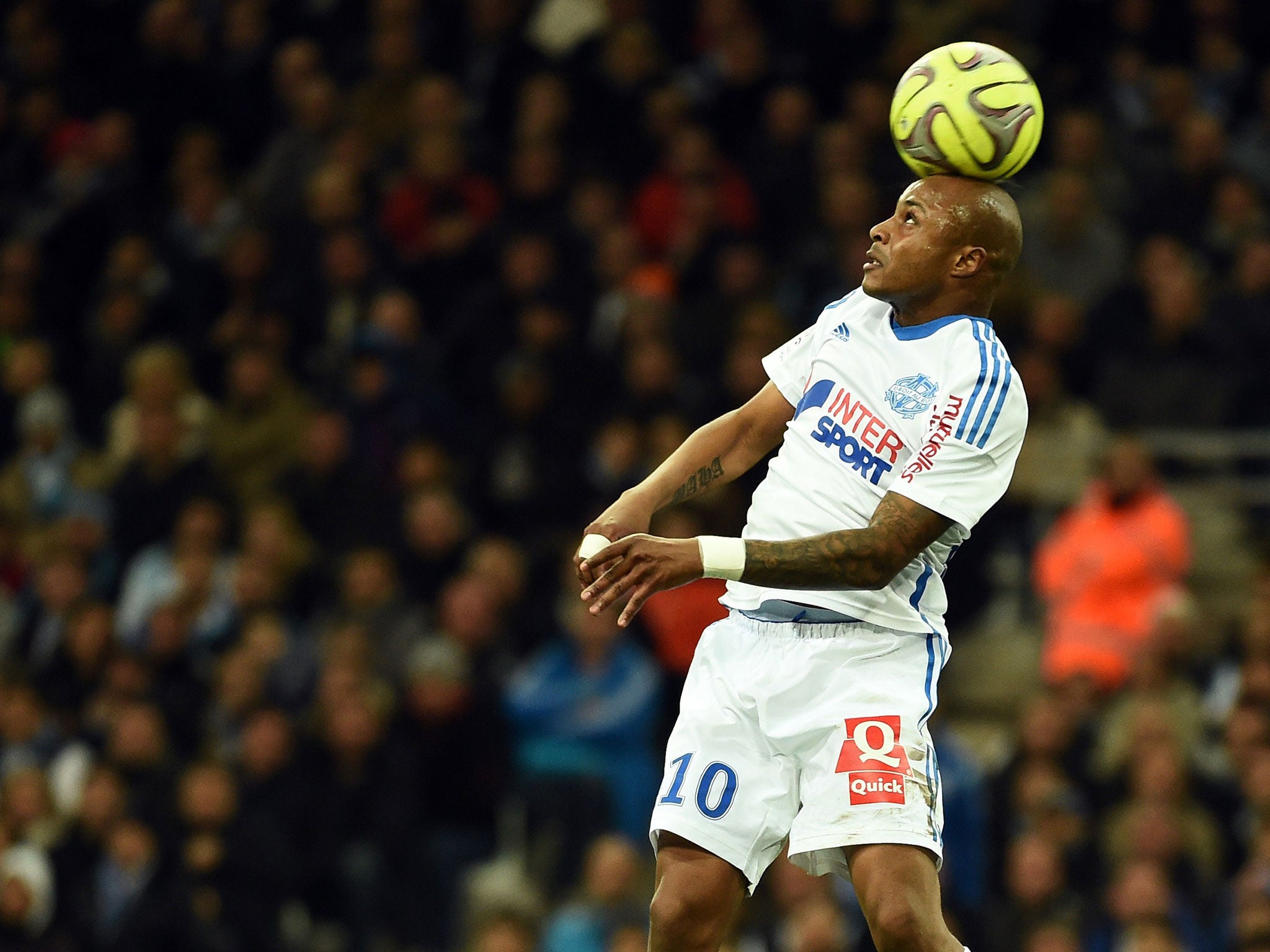 Marseille winger Andre Ayew