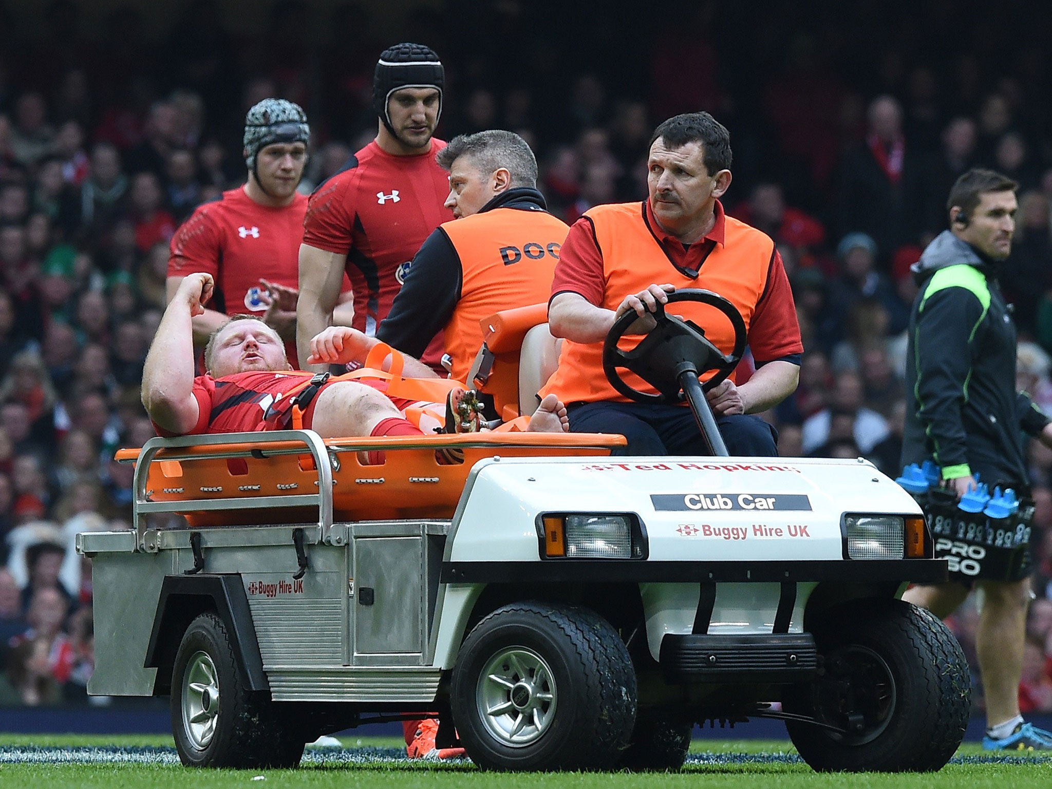 Samson Lee suffered an Achilles injury in the win over Ireland