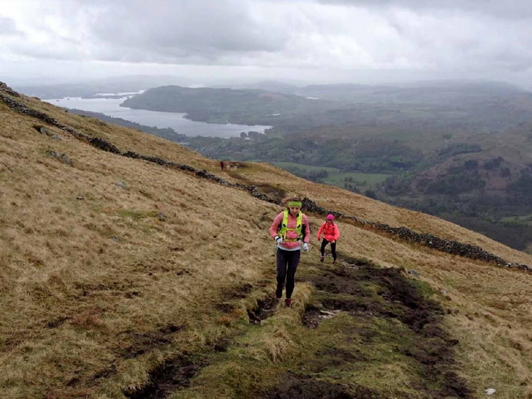Fell running in the Lake District