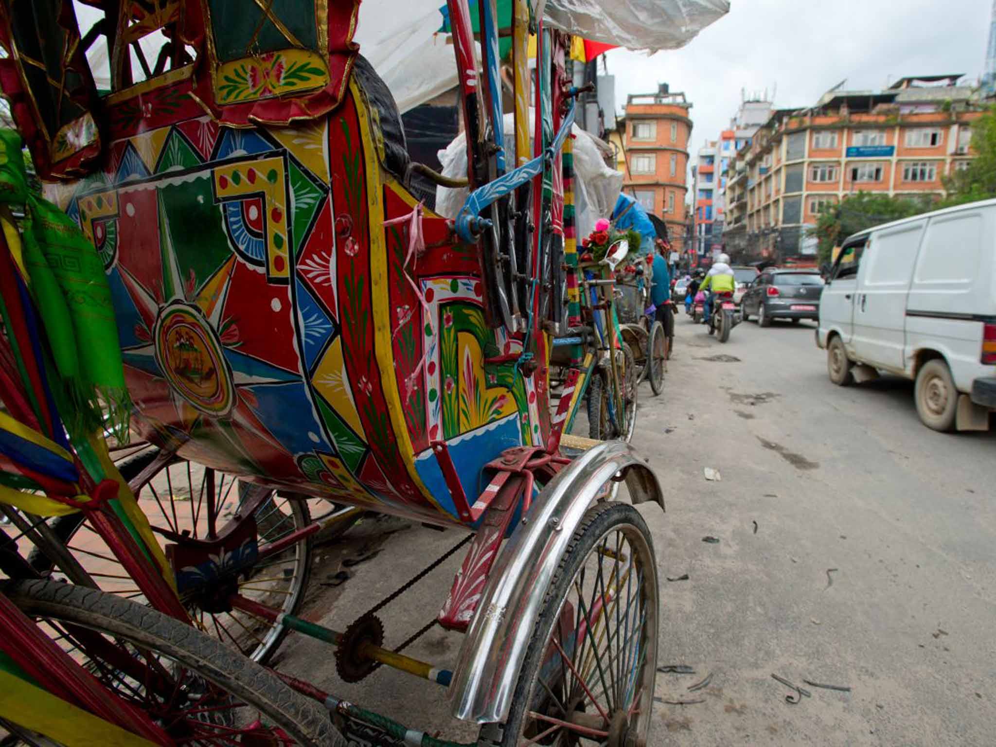On the move: Kathmandu