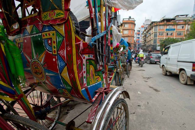 On the move: Kathmandu 