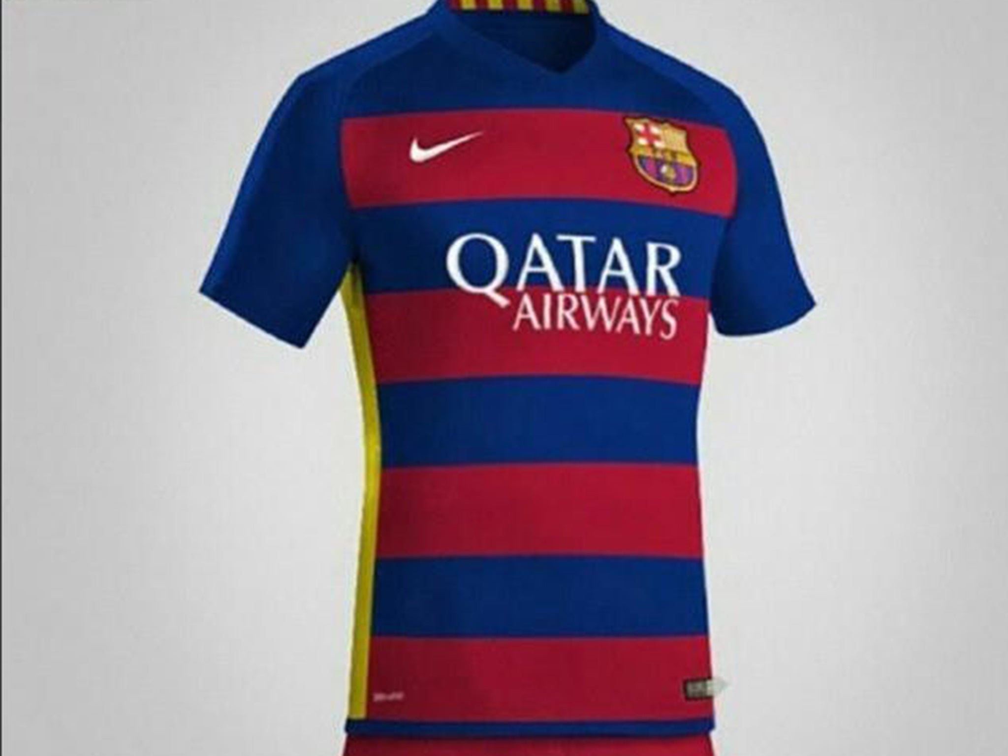 Barcelona will unveil a hooped kit next season