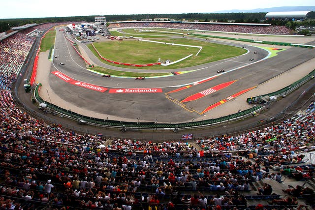 A view of the Hockenheim circuit