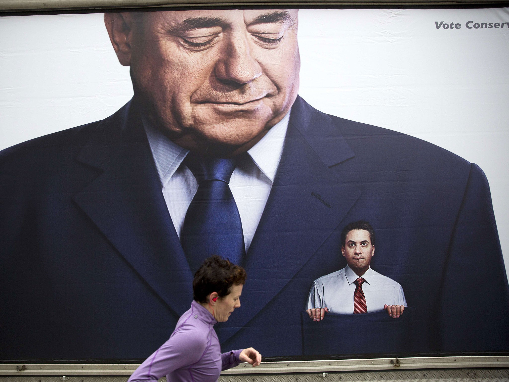 Ed Miliband in Alex Salmond's pocket – a 2015 Tory campaign poster claiming Labour would be forced into a ‘coalition of chaos’