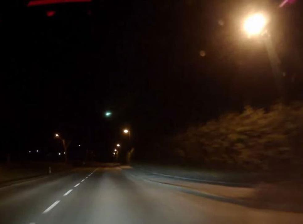 Spectacular dashcam footage captures massive meteor streaking across ...