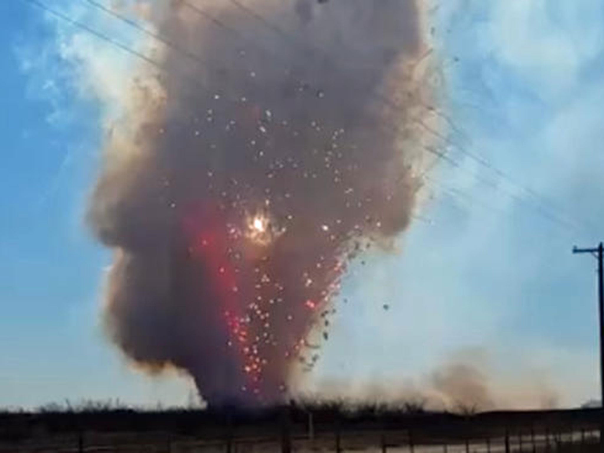 20,000 pounds worth of fireworks were destroyed by Midland Police