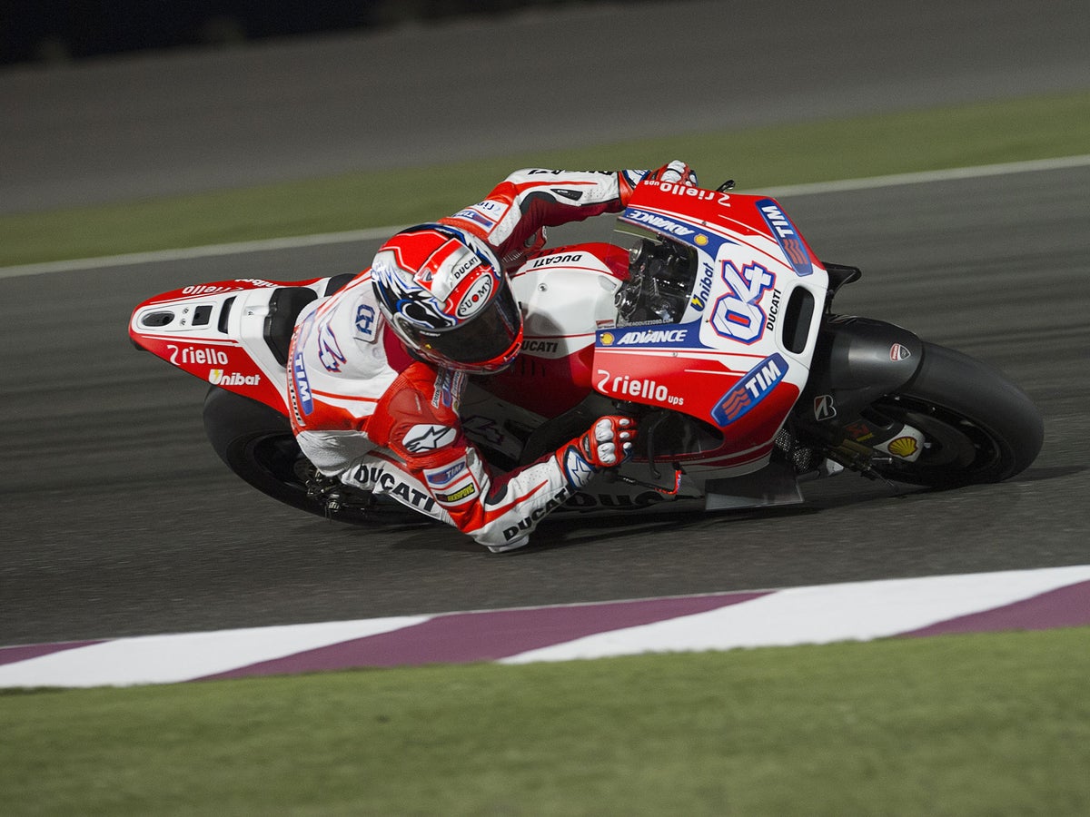 Motogp 15 Ducati Impress In Final Pre Season Test But Losail Track Suffers Washout On Final Day The Independent The Independent