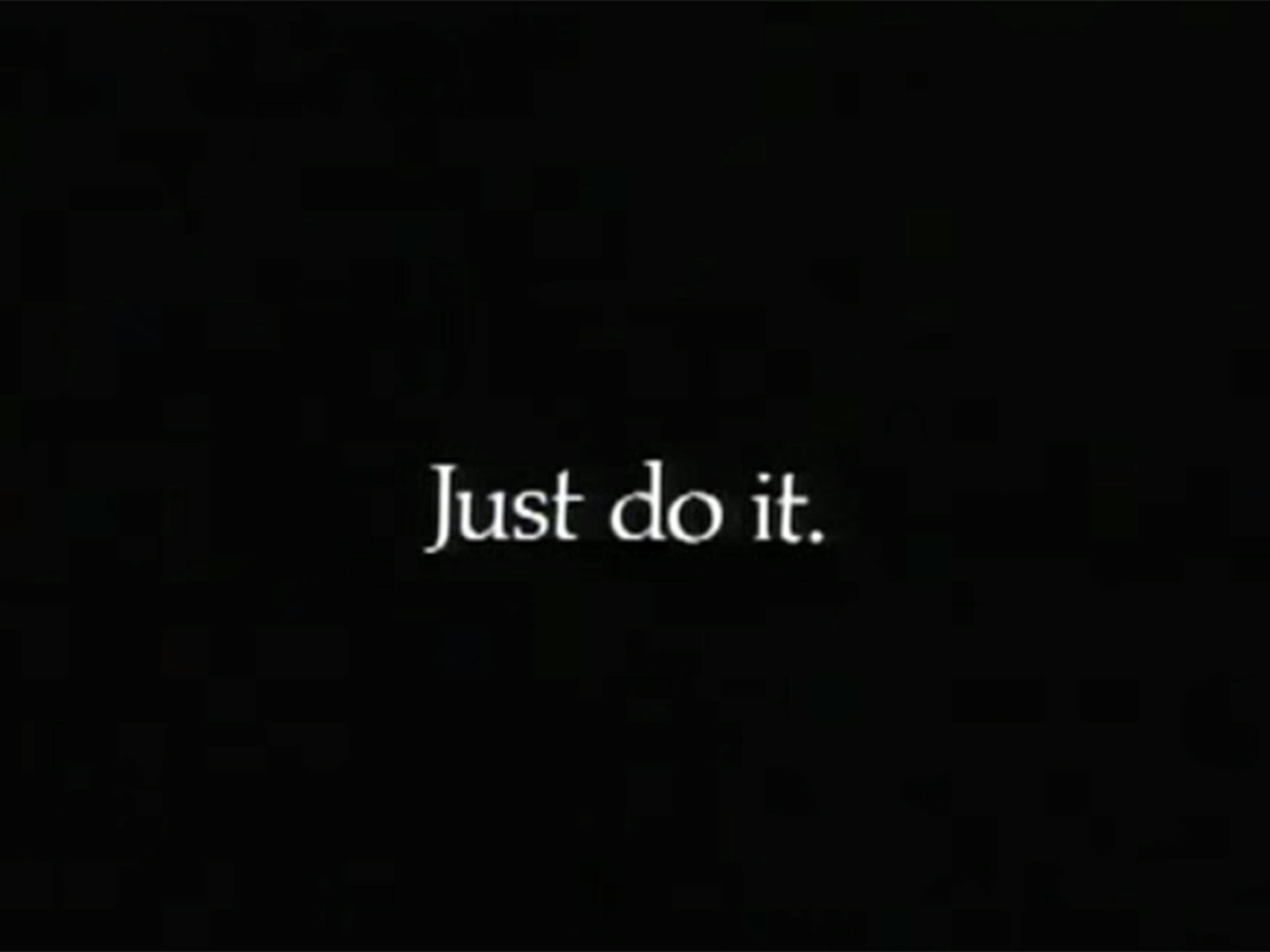 First appearance of Nike's 'Just Do It' logo in 1988