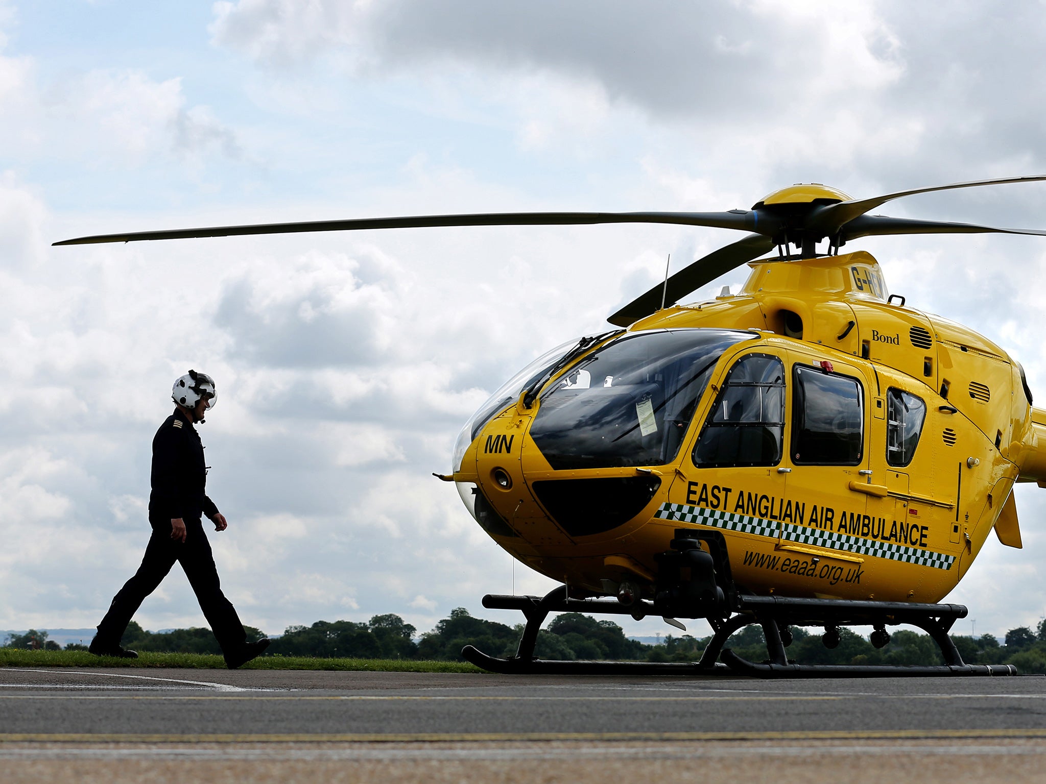 East Anglian air ambulance will receive a share of a total of £10m of extra funding
