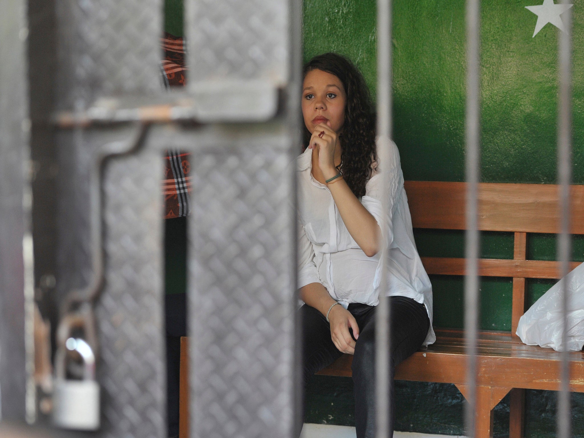 Heather Mack behind bars in Indonesia