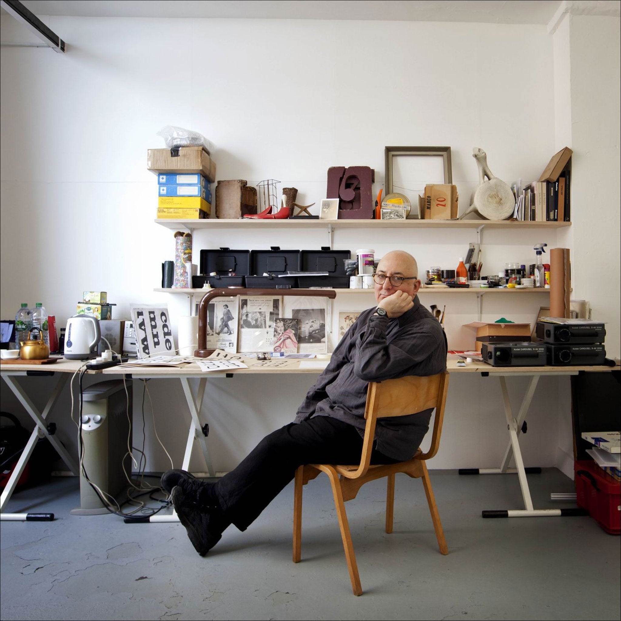 Private dancer: Joao Penalva in his studio in south-east London