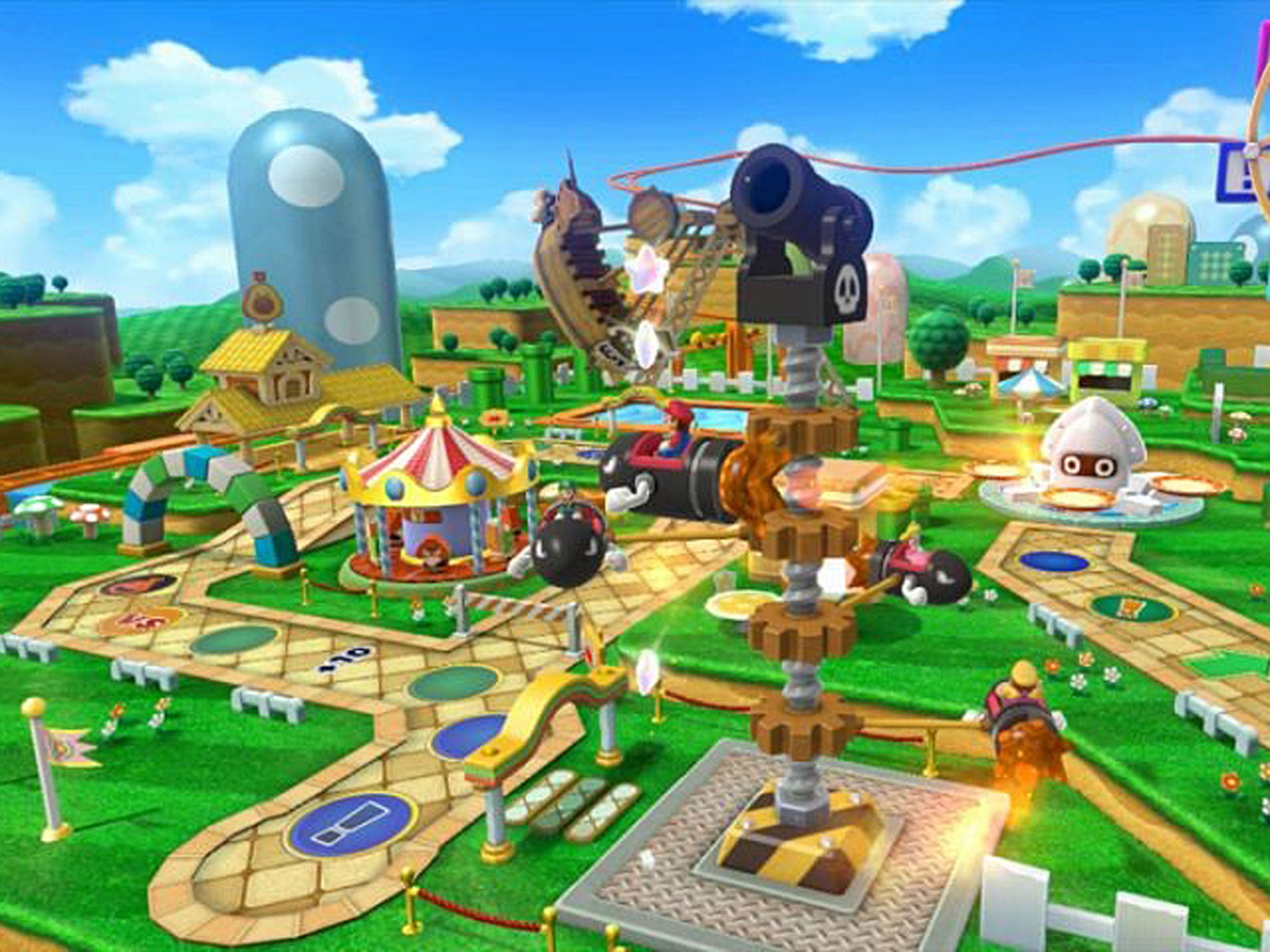 While the aesthetics of Mario Party 10 are great, you don't get to play enough of them