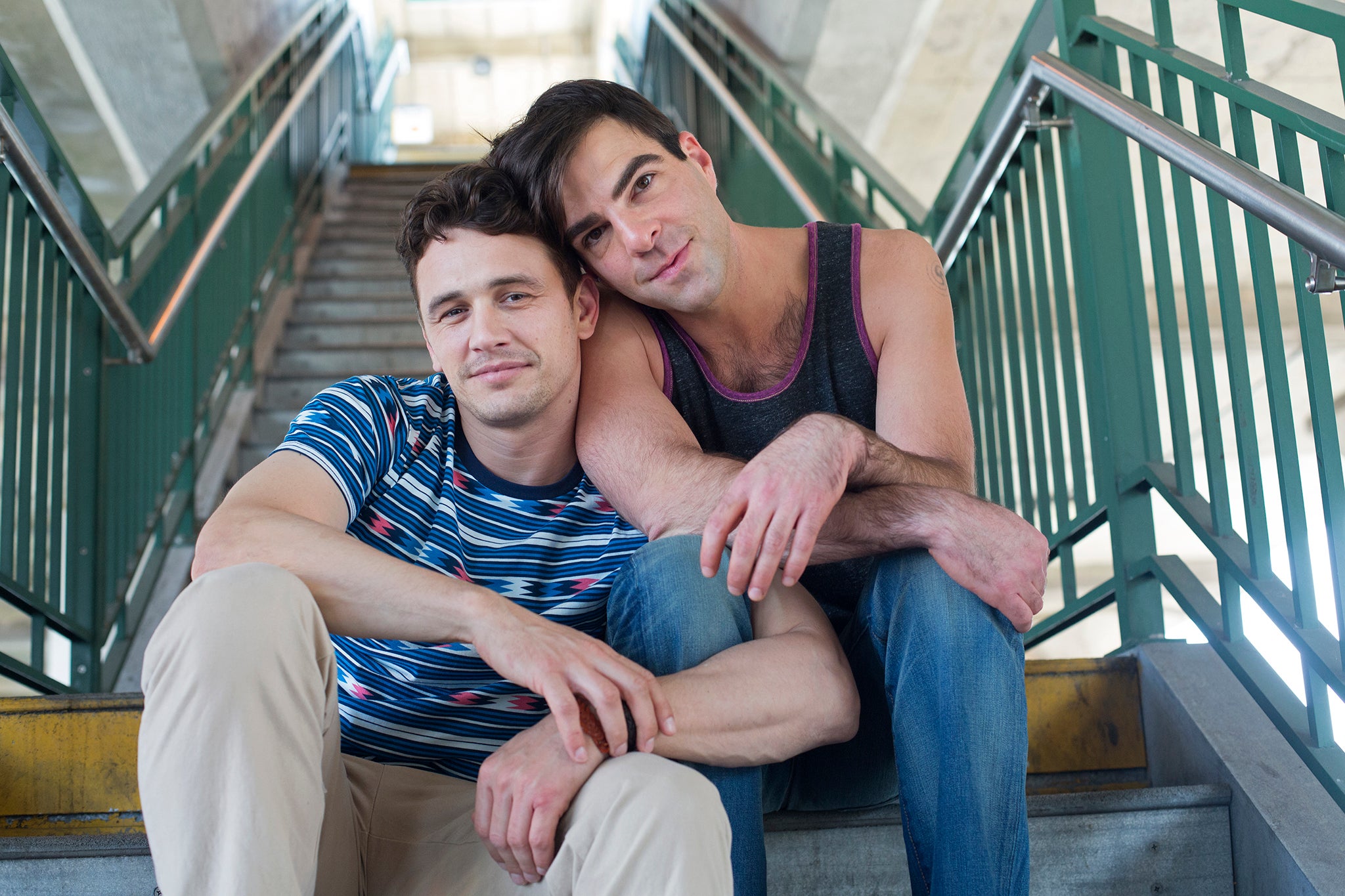 James Franco and Zachary Quinto in I Am Michael