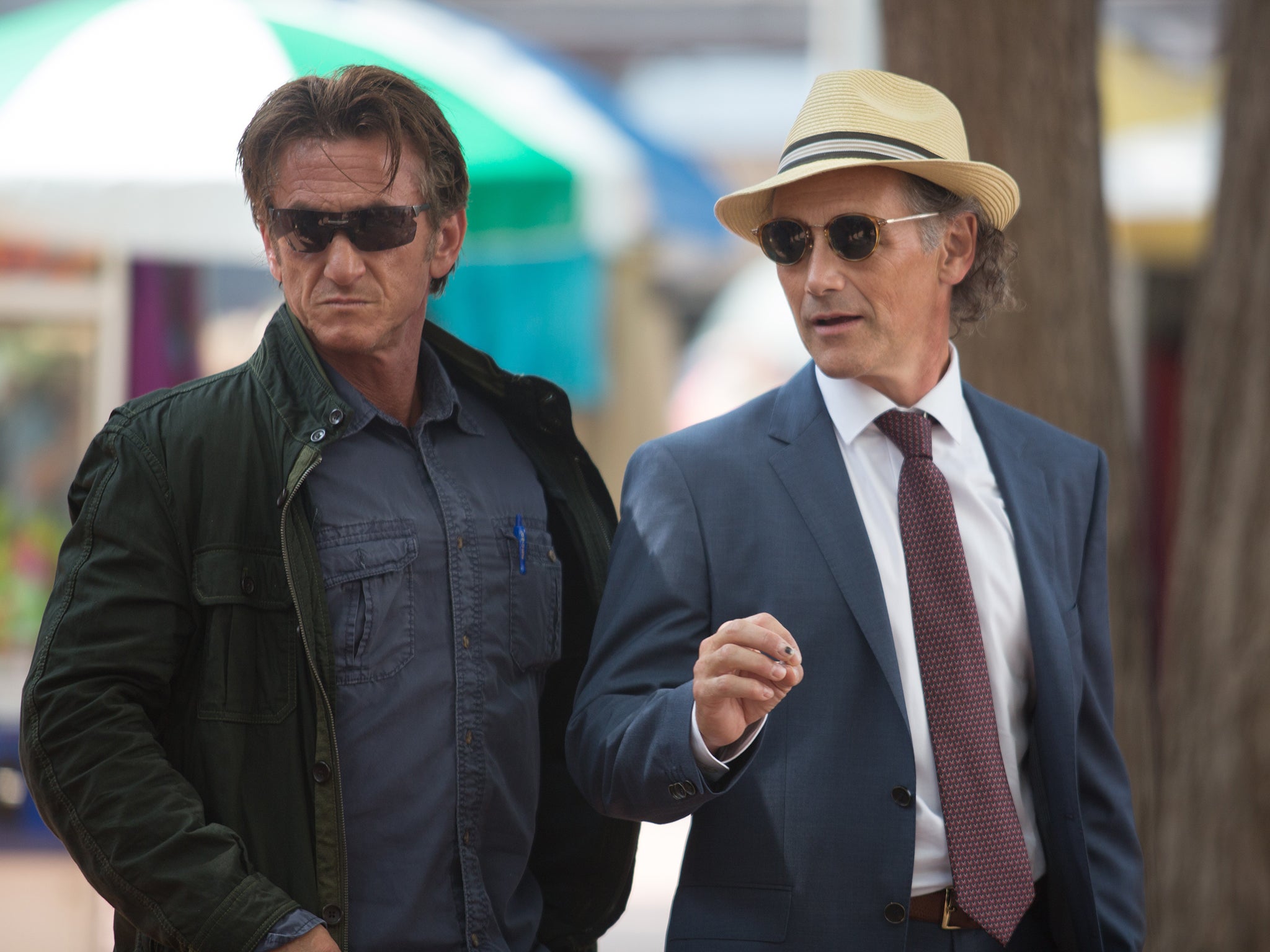 A cut above: Sean Penn is outclassed by Mark Rylance
in ‘The Gunman’