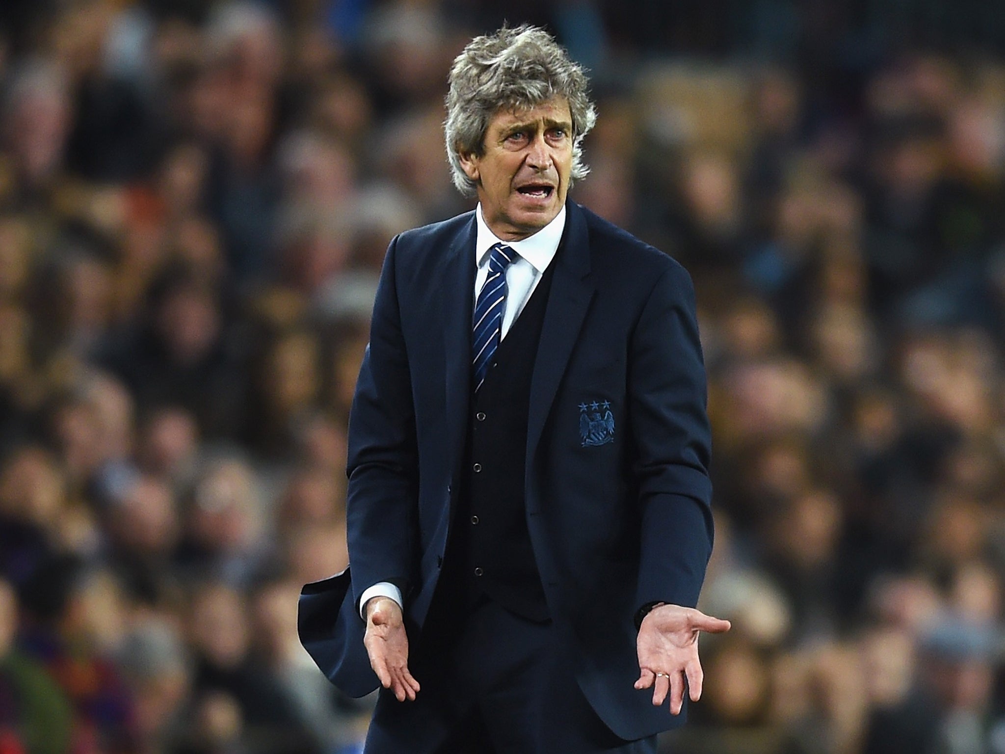 Manuel Pellegrini’s current contract ends next summer and he is highly unlikely to be offered a new deal