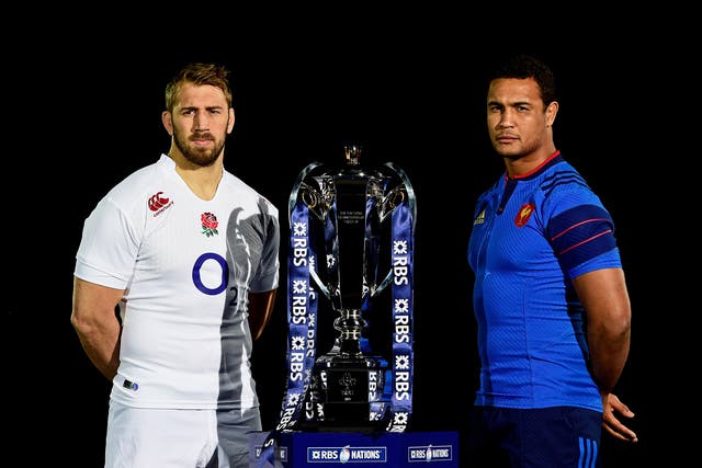 Chris Robshaw and Thierry Dusautoir