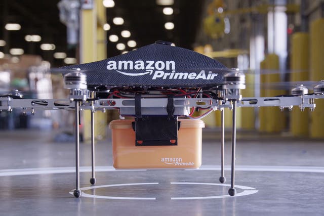 <p>Amazon's Prime Air drone</p>