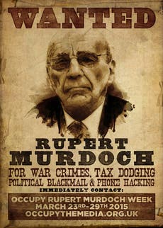 Occupy activists planning to 'arrest' Rupert Murdoch