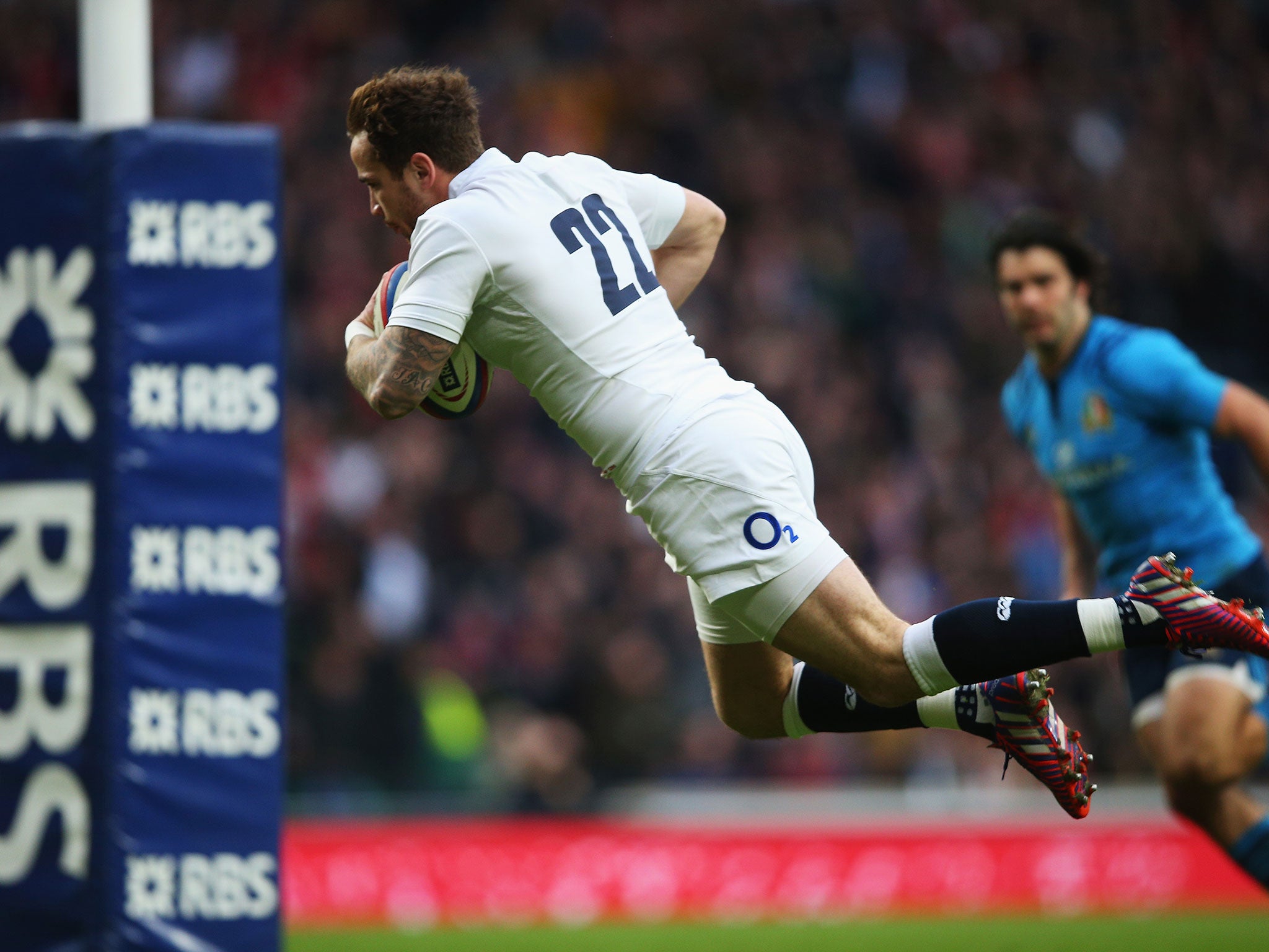 Cipriani scored with his first play after coming on against Italy