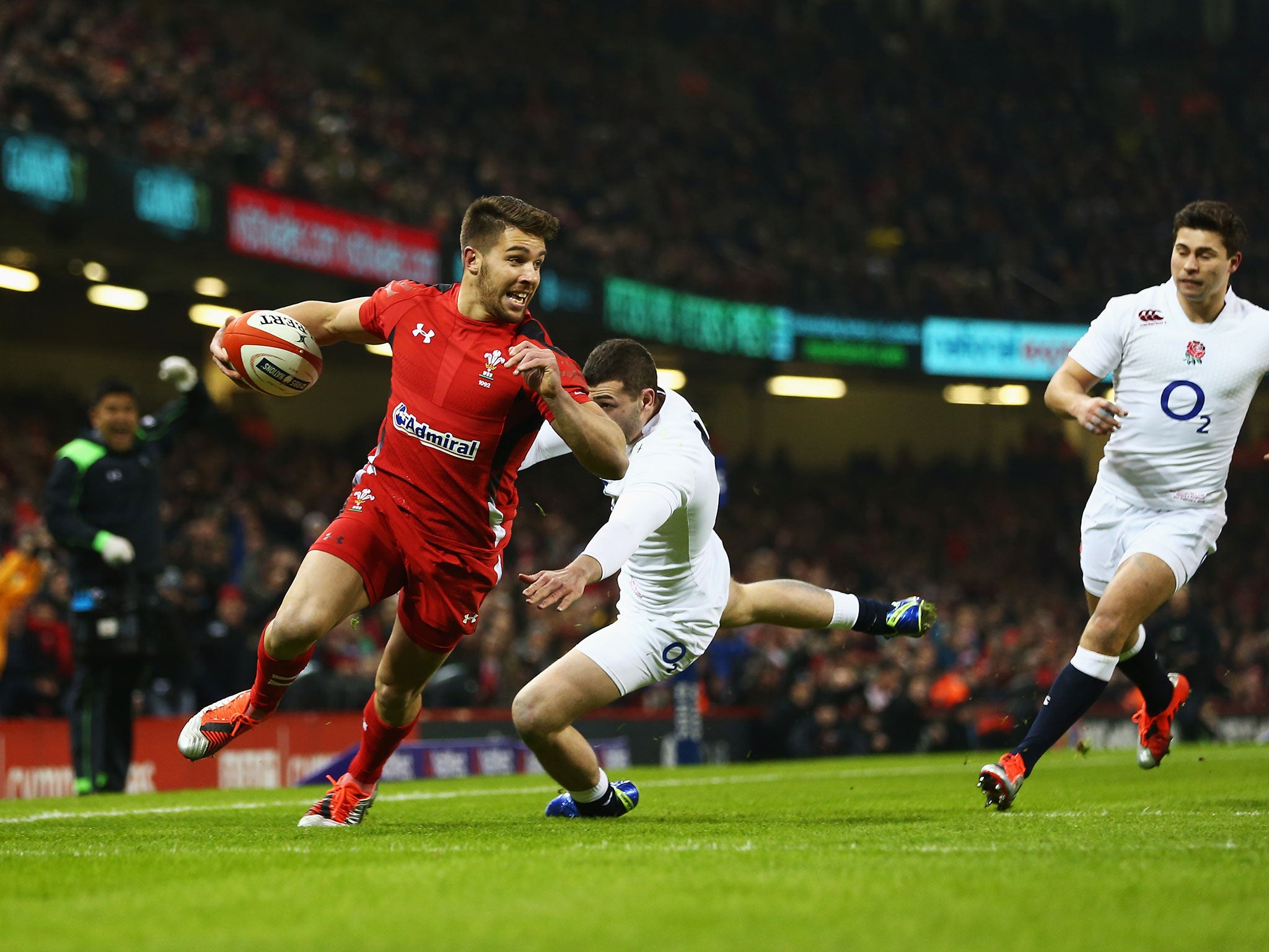 May's error in Cardiff let Rhys Webb score Wales' opening try