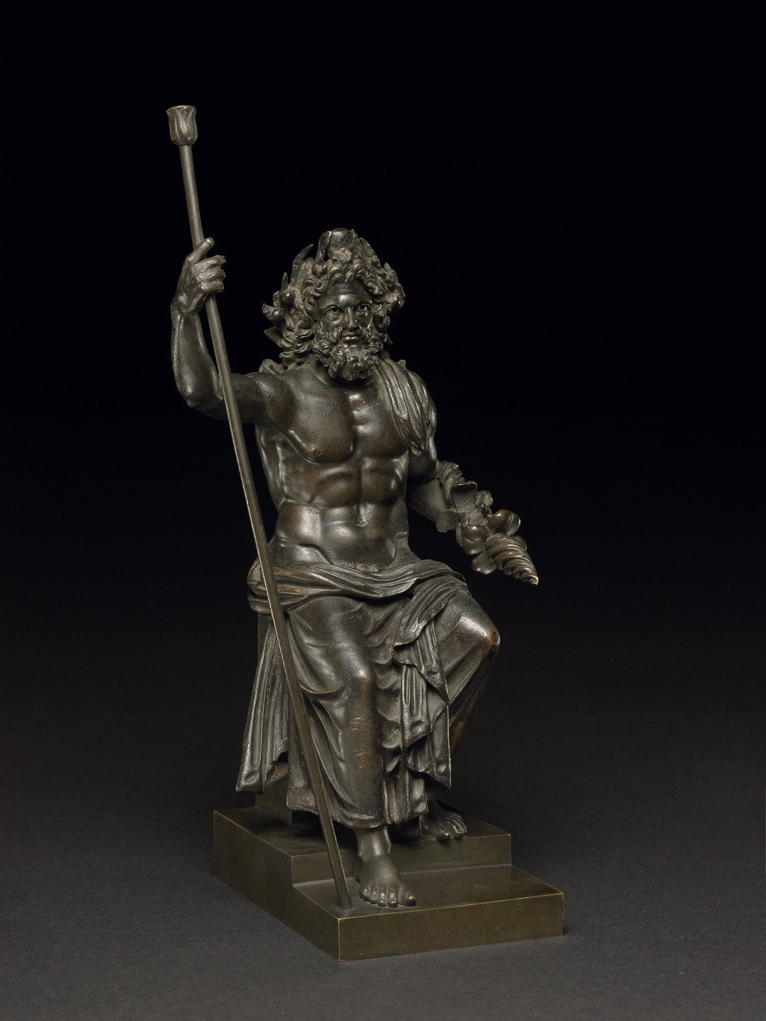 A bronze statuette of Zeus (British Museum)