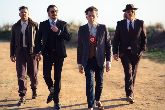 Californian blues-rockers Rival Sons include a devout Christian and a Hare Krishna priest. From left: Michael Miley, Scott Holiday, Jay Buchanan and Dave Beste