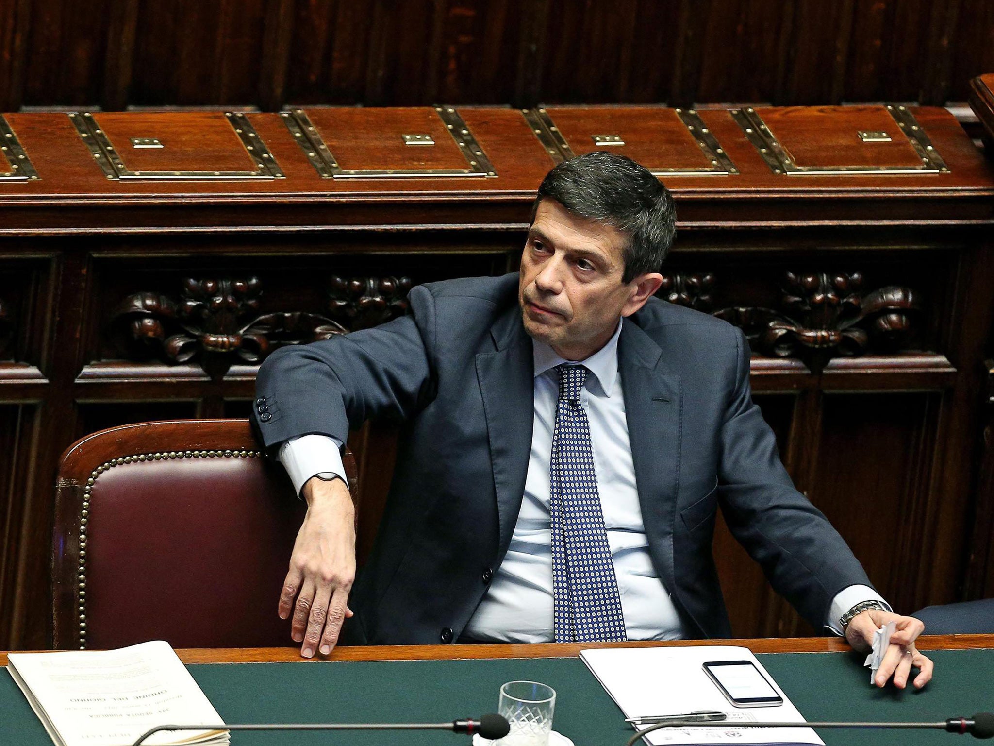 Maurizio Lupi in parliament last week
