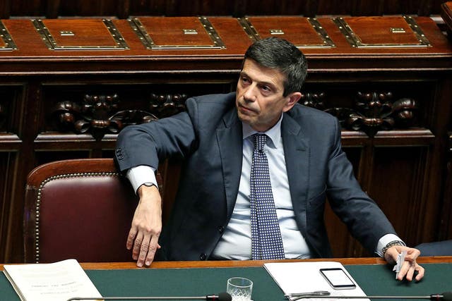 Maurizio Lupi in parliament last week