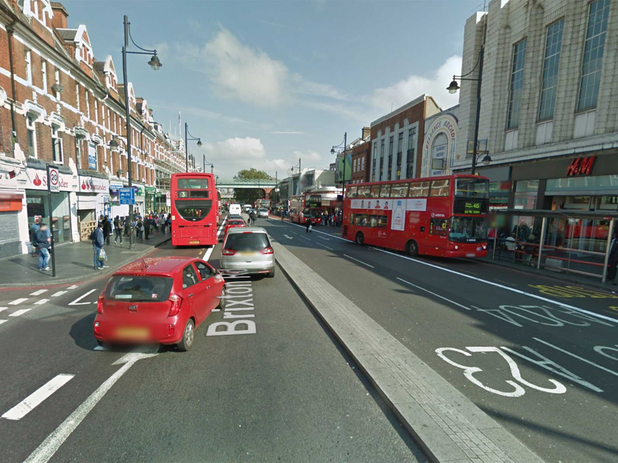 Brixton high street where the two boys got on the 133 bus