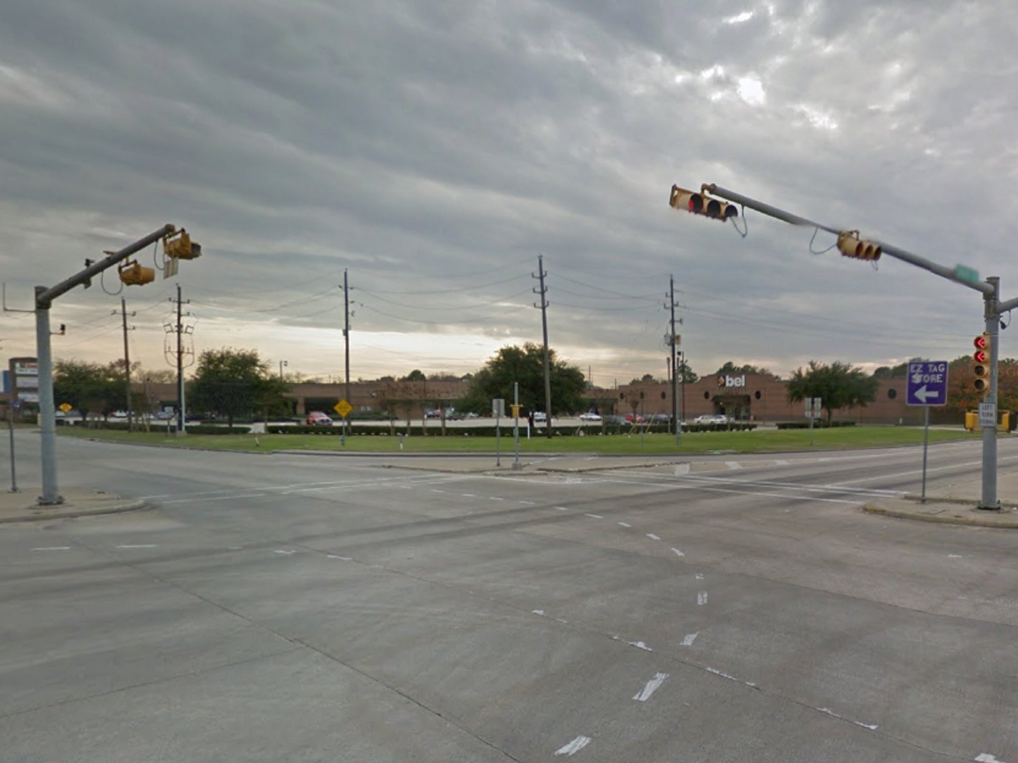 Richey Road in Houston, Texas, near to where the shooting happened