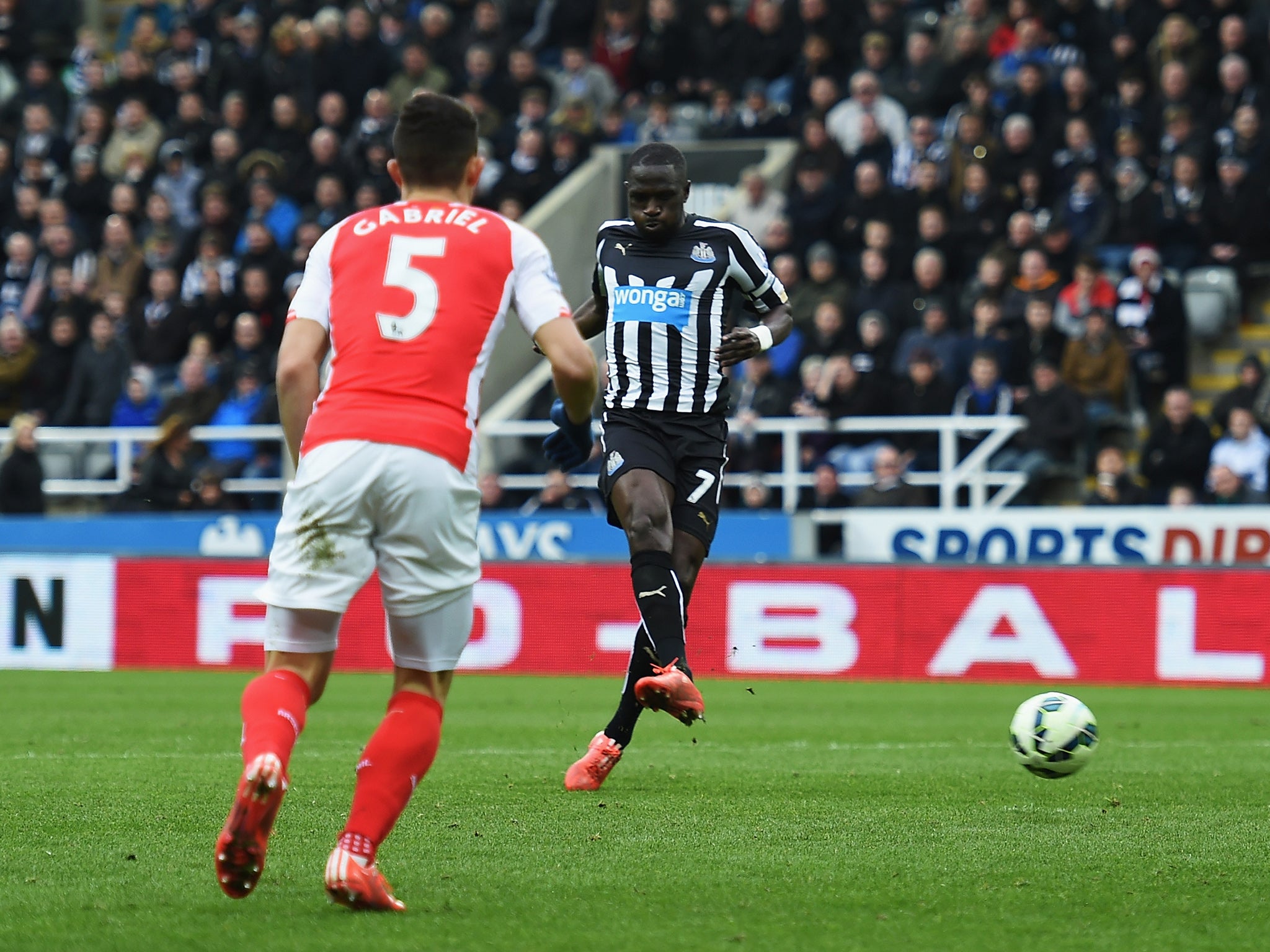 Moussa Sissoko scored just after half-time but Newcastle couldn't find a way back