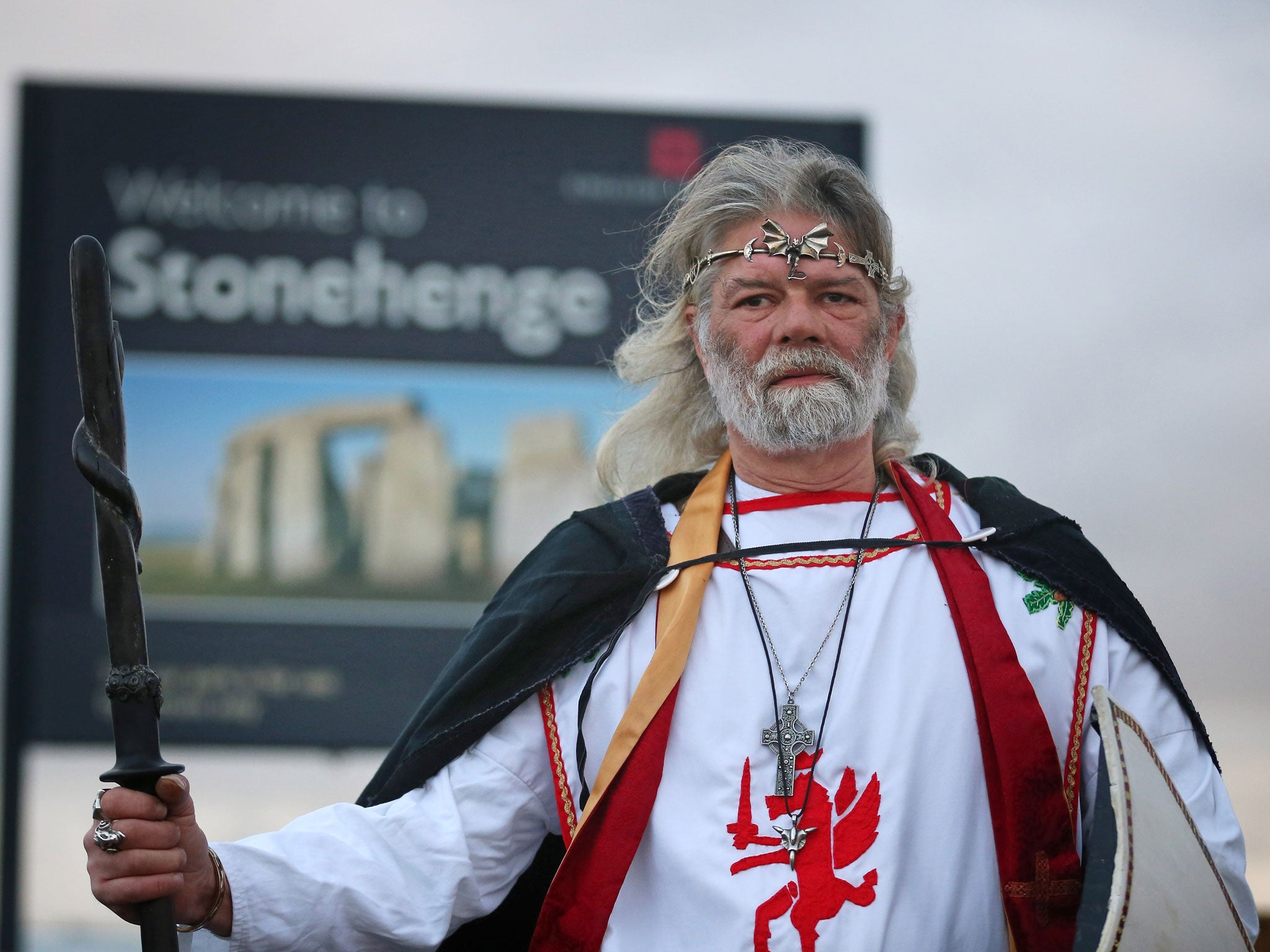 He’s stood for Parliament in five elections and believes he’s the reincarnation of the King Arthur. Apparently, the stones say this is finally his year (Getty)