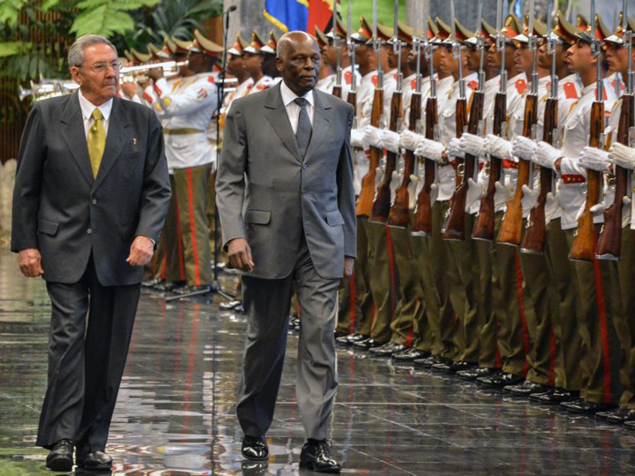 Mr de Morais is a long-time critic of Angolan President José Eduardo dos Santos, pictured right