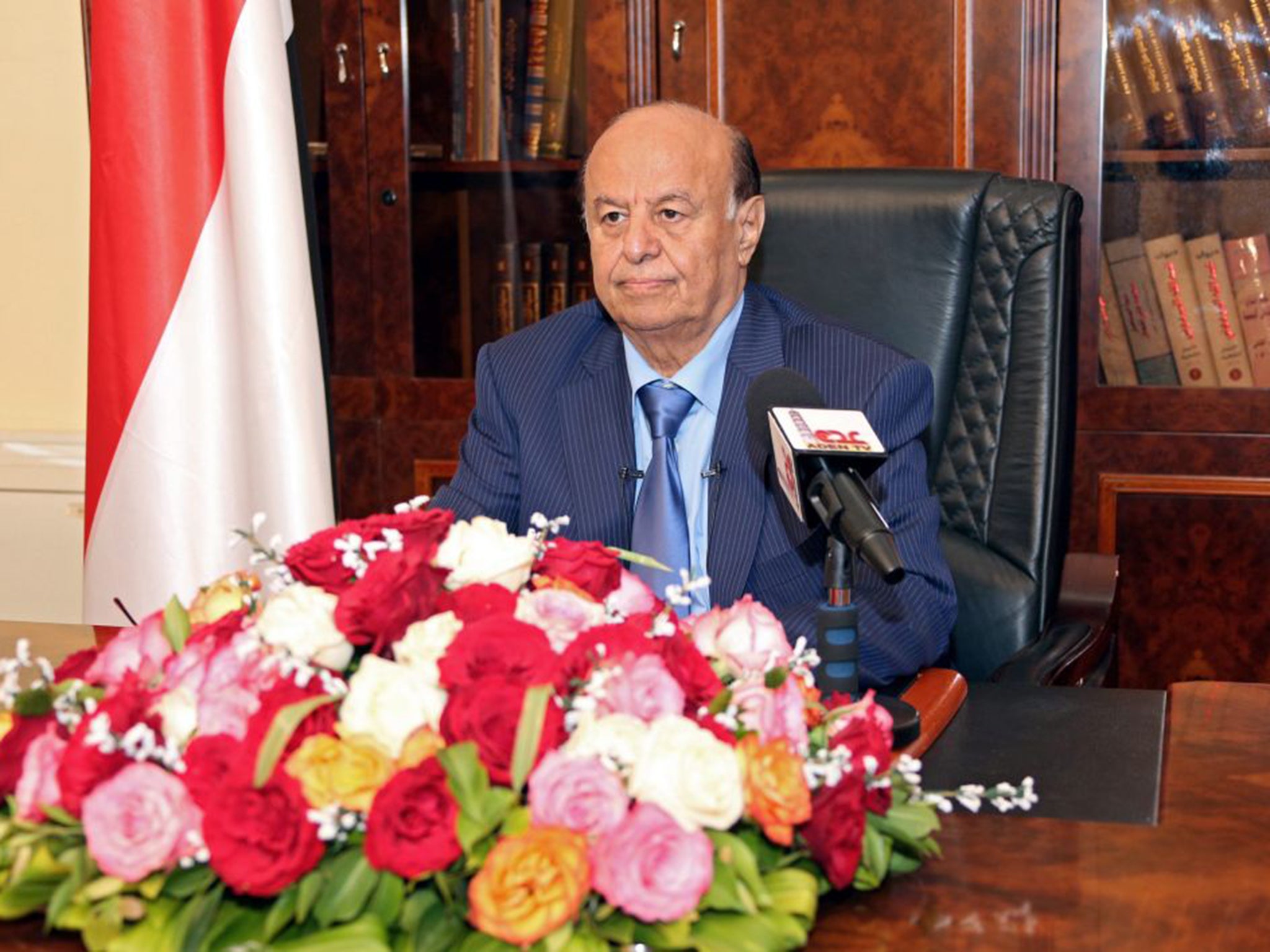 President Hadi fled to Aden last month