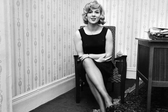 Singer-songwriter Jackie Trent in 1964