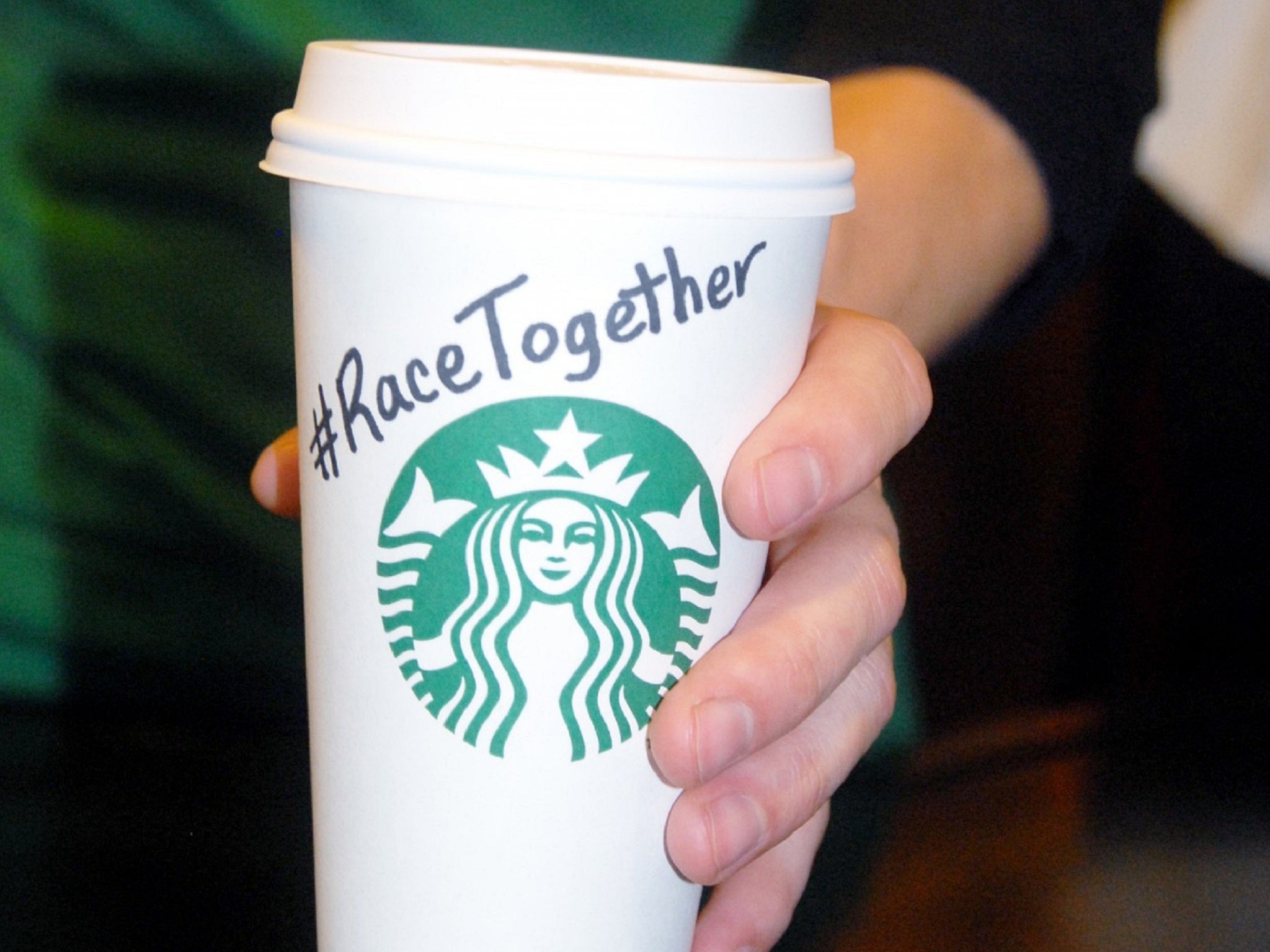 Starbucks scrapped the idea to carry on writing "Race Together" on customers' cups