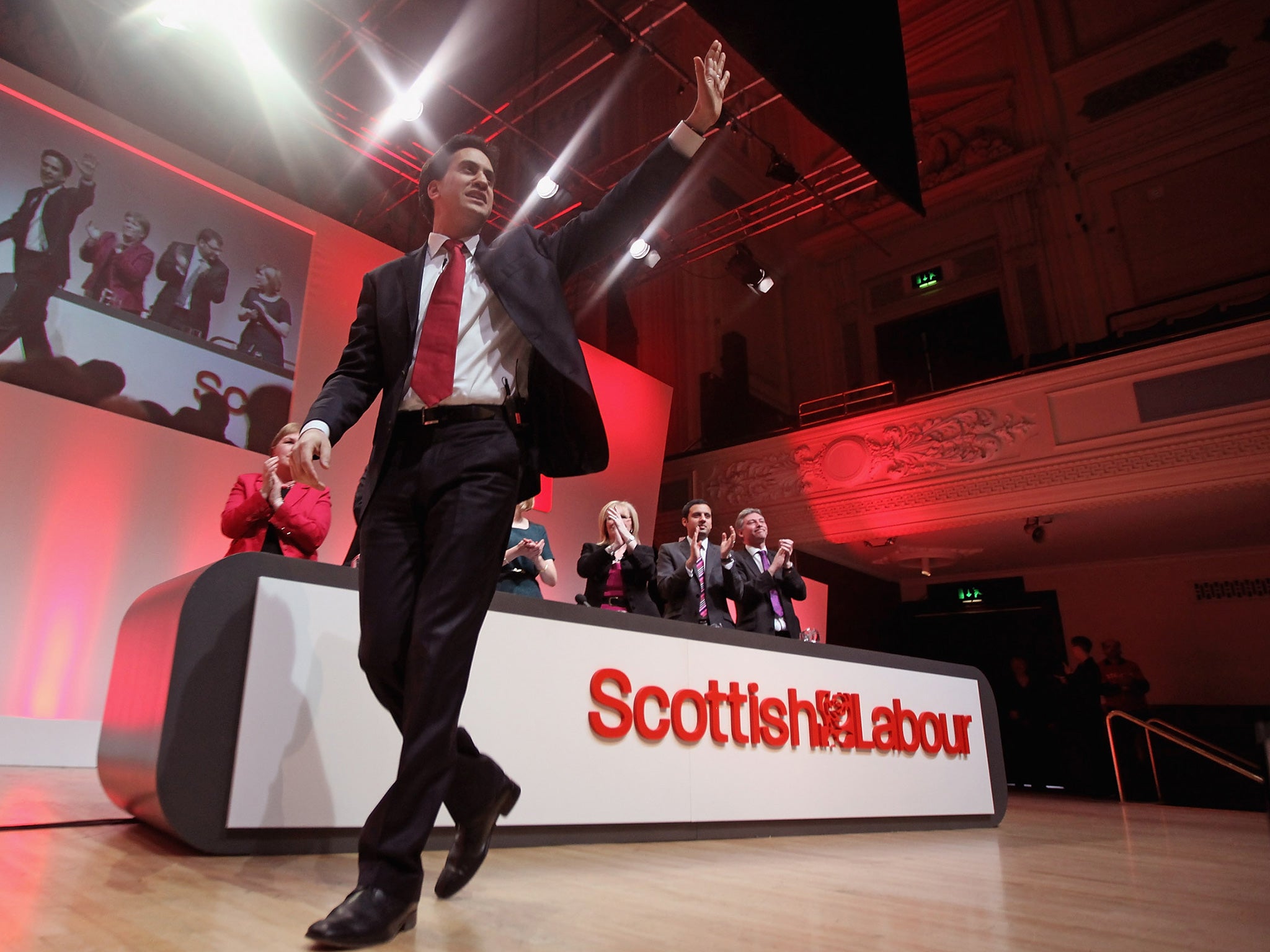 Miliband's schedule of campaign visits to Scotland has been upgraded. He promised the audience in Edinburgh, against a backdrop of the capital’s castle, that he would be back.