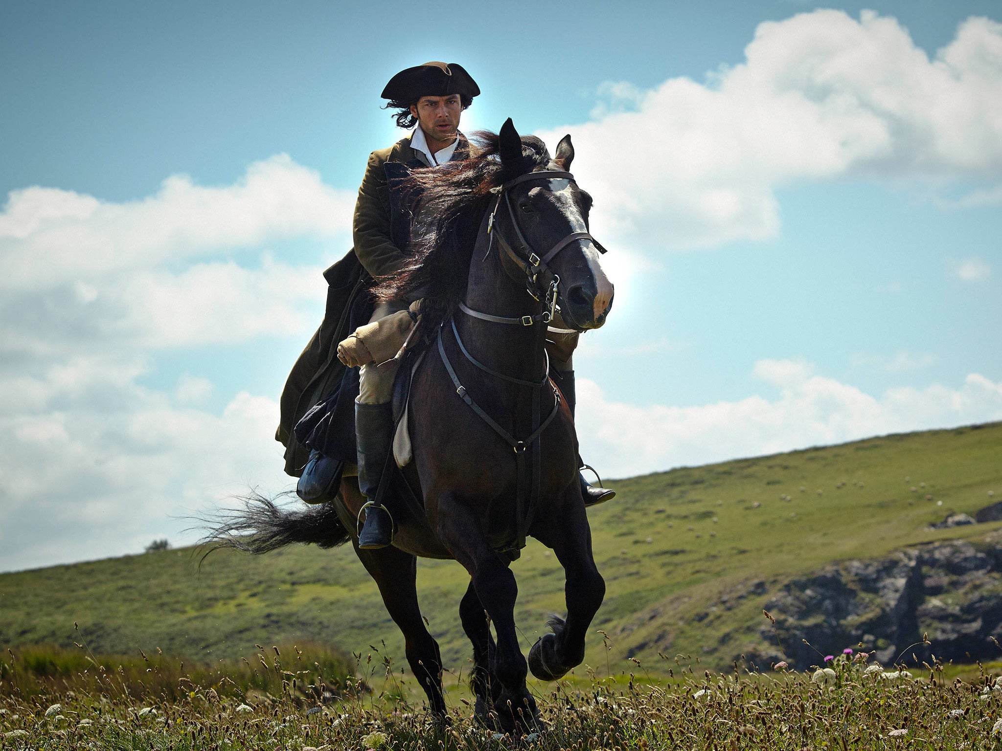Ross Poldark, played by Aiden Turner, is the subject of political debate on The Conversation