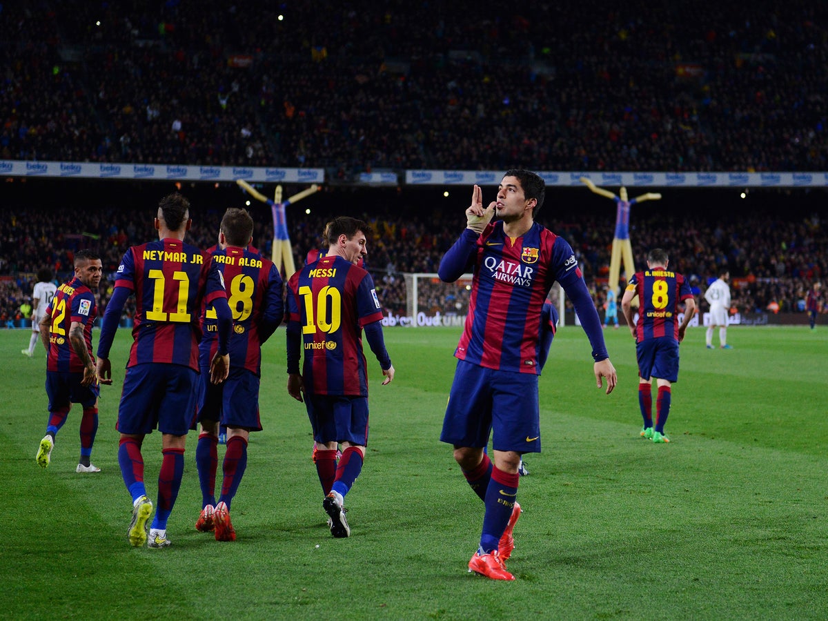 Barcelona Vs Real Madrid Match Report Luis Suarez Shines Brightest In El Clasico To Send Barca Clear At The Top Of La Liga The Independent The Independent