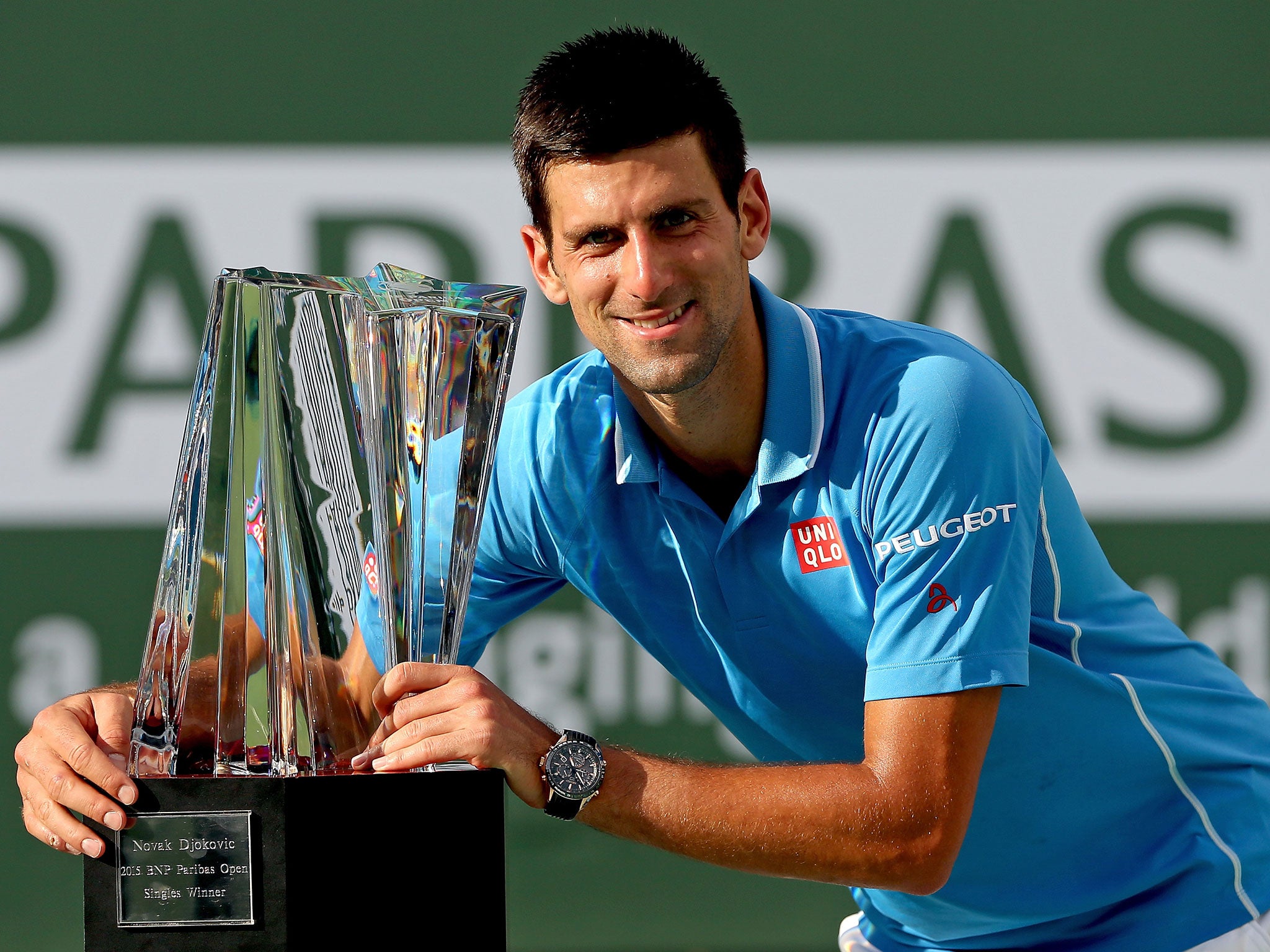 Djokovic forced a total of five break points in the opening set