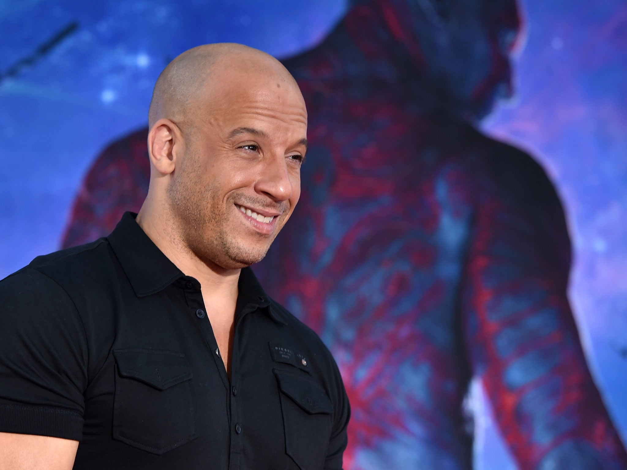Actor Vin Diesel attends the premiere of Marvel's 'Guardians Of The Galaxy' at the Dolby Theatre on July 21, 2014 in Hollywood, California.