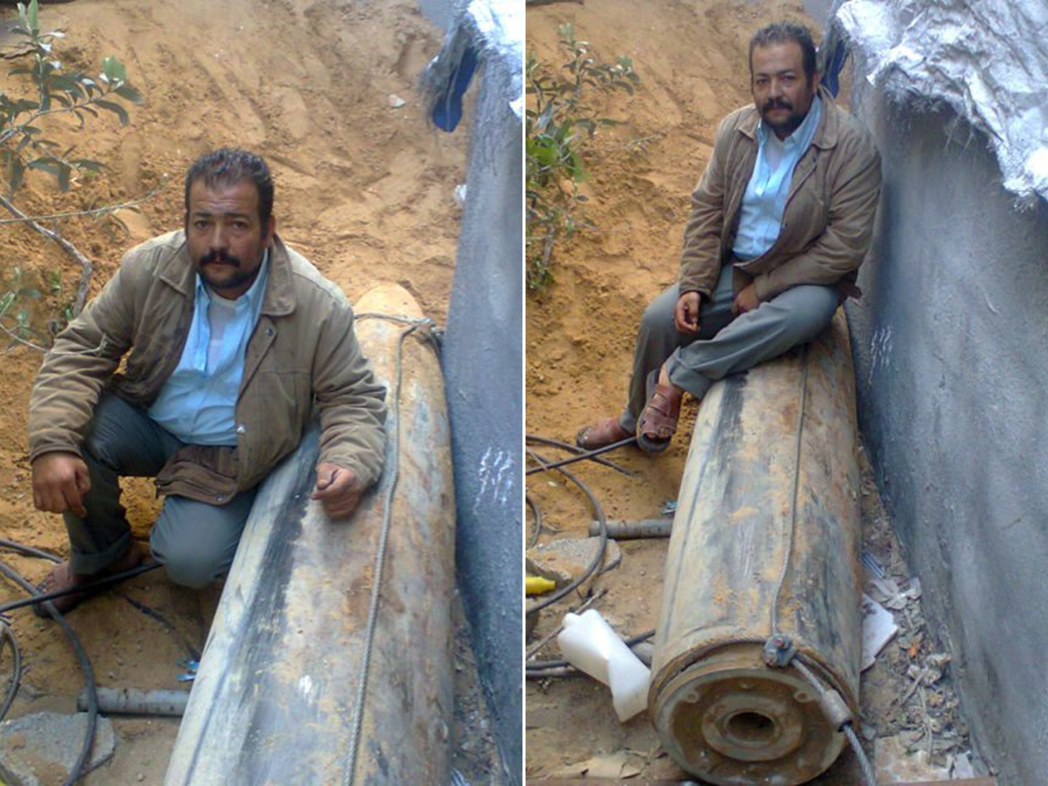 Fadel Nassir and his family were living with the unexploded bomb for seven months