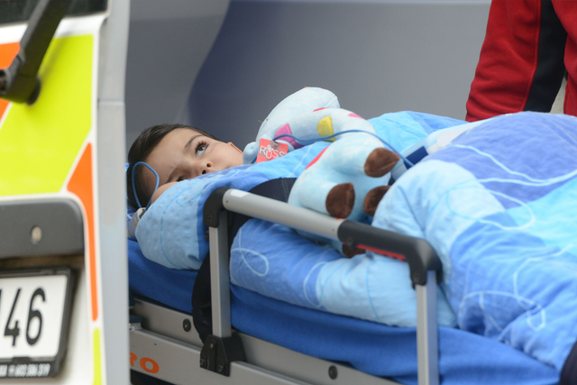Ashya King arrives at the Proton Therapy Center in Prague in September