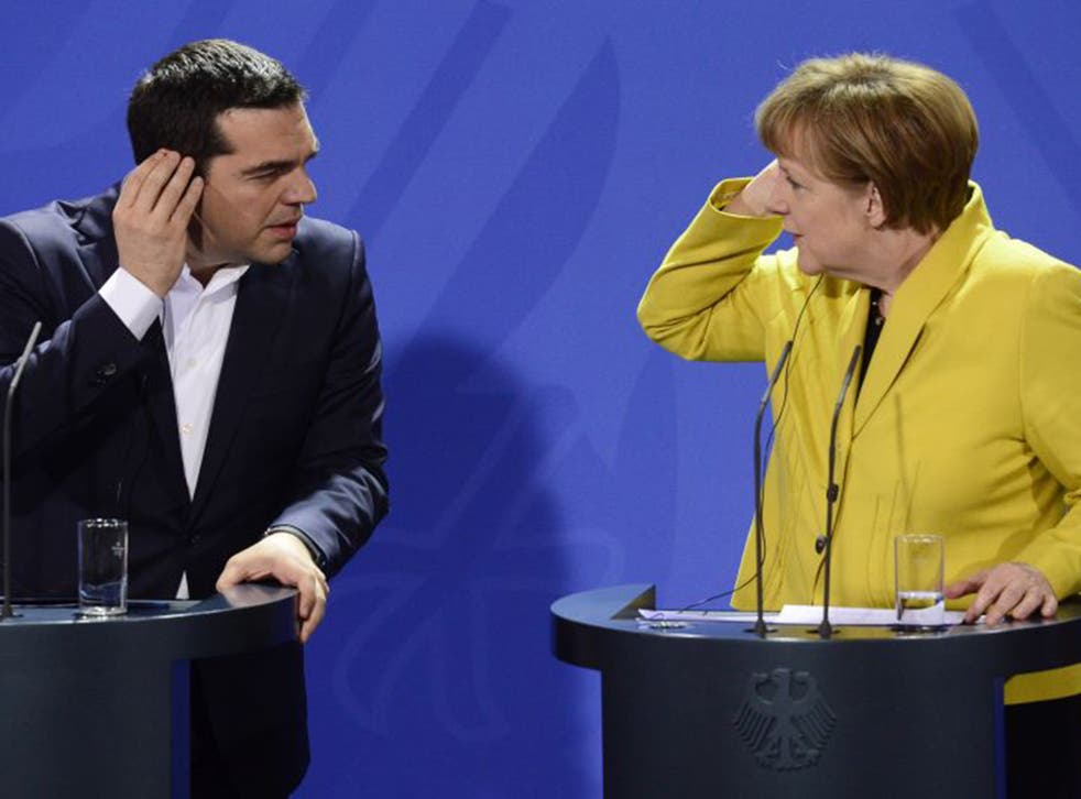 Seen and heard: Alexis Tsipras and Angela Merkel met in Berlin on Monday